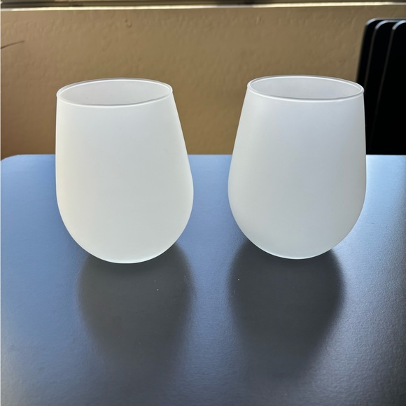 Ray Dunn King and Queen drinking glass set - Picture 2 of 3